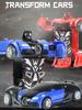 Giocattoli Auto Deformazione da Collisione a Chiave 2 in 1 Trasformazione Automatica Robot Veicoli in Plastica Giocattolo per Ragazzi Auto Modello Regalo Bambini Bambino