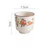 180ml Japanese Retro Ceramic Tea Cups Small Hand Painted Restaurant Wine Cups Household Water Mugs Kitchen Drinkware Coffee Cup
