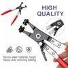 Hose Clamp Pliers Car Water Pipe Removal Tool for Fuel Coolant Hose Pipe Clips Thicker Handle Remove & Install Ring