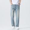 American Retro Jeans Men's Loose Straight-leg High and Thin Summer Thin Pants Men