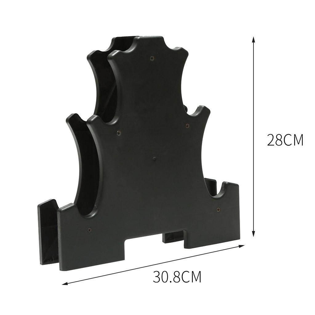 Dumbbell Rack Stand 3 Tier Dumbbells Hand Weights Sets Holds 30 Pounds