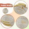 3 Pieces Fruit Plates Serving Trays Dessert Display Platters Coffee Table for Home