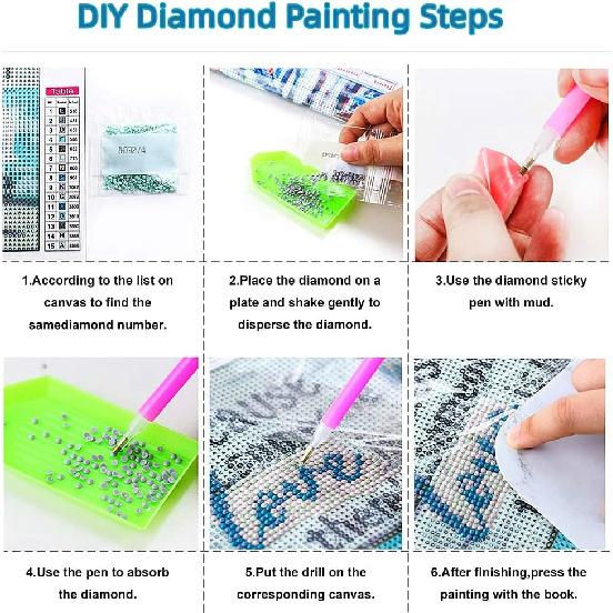 DIY 5D Diamond Art Painting Kits Black and White Abstract Kissing Couple Lover Full Drill Round Diamond Art Paint by Number Kits for Beginner Crystal