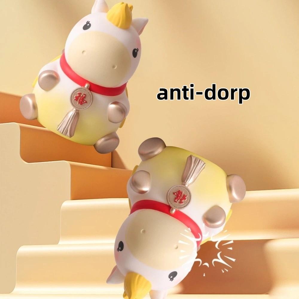 Anti Drop Cartoon Horse Money Boxes Decorative Horse Piggy Bank Ornament  Home Decoration