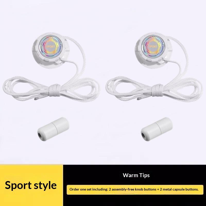 Automatic Tieless Shoelaces Simple Install Swivel Buckle Thick Anti-slip Rope for Men Women Kids Sports Shoes Casual Sneakers