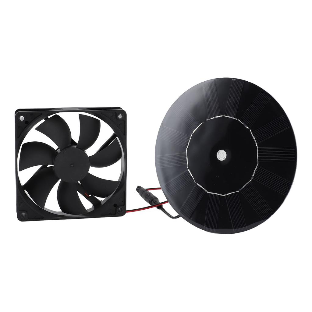 Solar Powered Exhaust Fan 10W 16CM Monocrystalline Silicon Solar Panel Ventilation Exhaust Fan Kit f