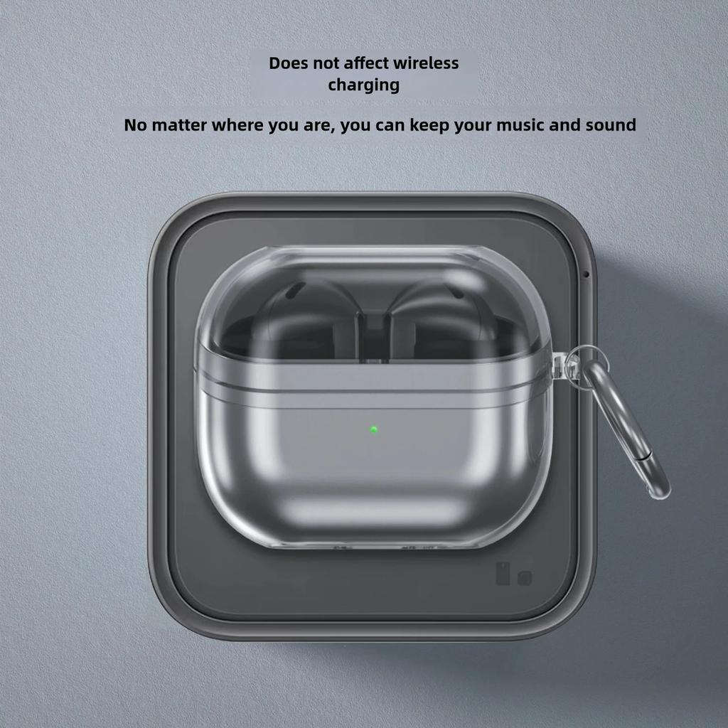 Case For Samsung Galaxy Buds 3 Pro Transparent Earphone Case For Samsung Galaxy Buds 3 / Buds 3 Pro Shockproof Protective Cover