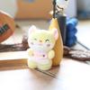 Niedliche süße Kätzchen Anhänger Plüsch Spielzeug Puppe Kleine Fuchs Tasche Hängen Keychain Rag Doll Puppe