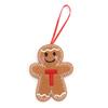 Gingerbread Man Ornaments Initial Alphabet Monogram Gingerbread Hanging Ornament Family Name Letter Xmas Tree Decor