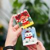 DIY AUSSTELLUNGSBOX Weihnachtsbaum Weihnachtsmann Glocke Lebkuchenmann Schneemann Elch Geschenk Bausteine Modell Ziegel Kinder Sets Bausätze Spielzeug