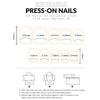 Purple Round Head Nail Extension Easy to Apply Simple to Peel off Nails for Manicure Lovers and Beauty Bloggers