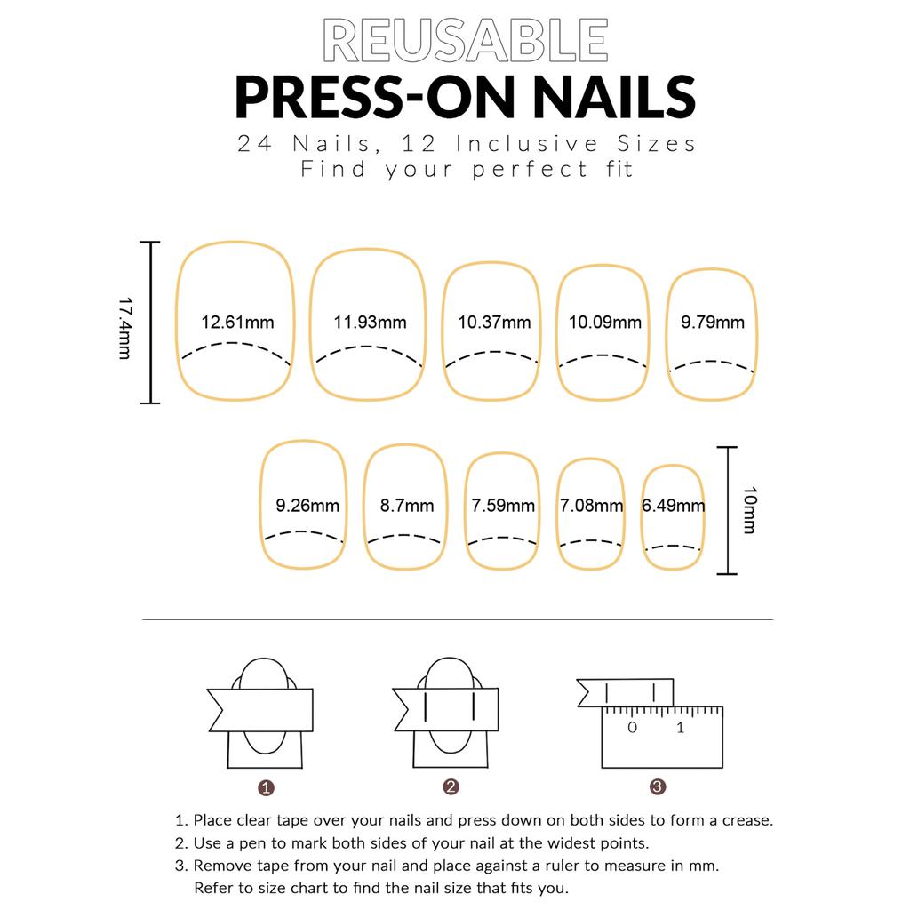 Purple Round Head Nail Extension Easy to Apply Simple to Peel off Nails for Manicure Lovers and Beauty Bloggers