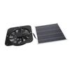 Solar Panel Fan Kit Solar Exhaust Fan 100W Solar Powered Panel with 10inch Round Fan for Greenhouse Shed Chicken Coop