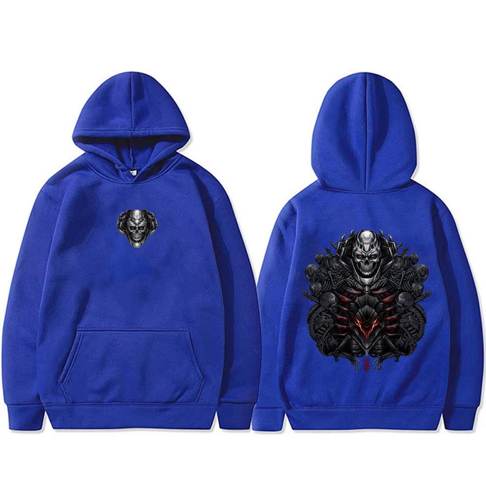 Anime Berserk Skull Knight Hoodie Vintage Manga Gatsu Griffith Zodd Guts Sweatshirt Men Cartoon Oversized