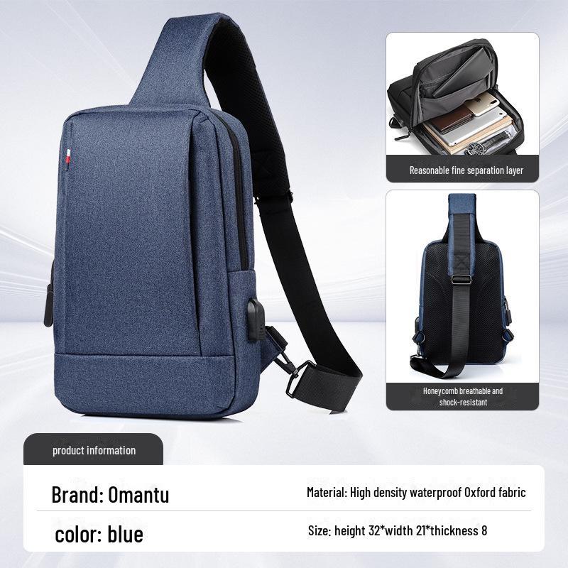 

Високоякісна водонепроникна нагрудна сумка унісекс для подорожей на відпочинок і роботи