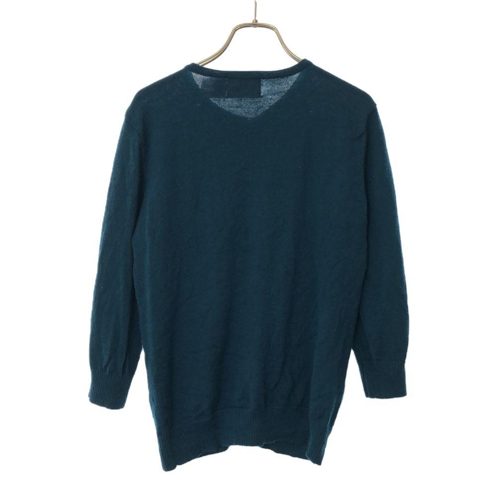 TOCCA 7 minutes sleeve knit cardigan M green Women Used