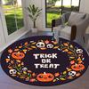 1pc Office Carpet Chair Mats Halloween Trick or Treat Wreath Perfect for Decorating Office Chairs, Living Rooms, Or Bedrooms.YDT032