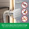 Square Air Vent Duct Grill 100/125/150mm Fan Outlet Vent Systems Extractor Vent