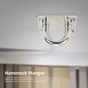 Hammock Hanger Ceiling Mount Bracket Suspension Hook Square Door Buckle 250kg Bearing for Indoor Yoga Outdoor Swing