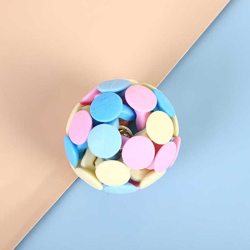

Three-color Braided Ball for Dogs and Cats Self-pleasure Supplies In Stock Wholesale Cat Color Matching Bell Toy Ball S