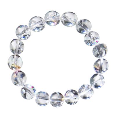 Iris Quartz Rainbow Crystal 12mm Bracelet Natural Stone Power Stone [Sekki] [b608]