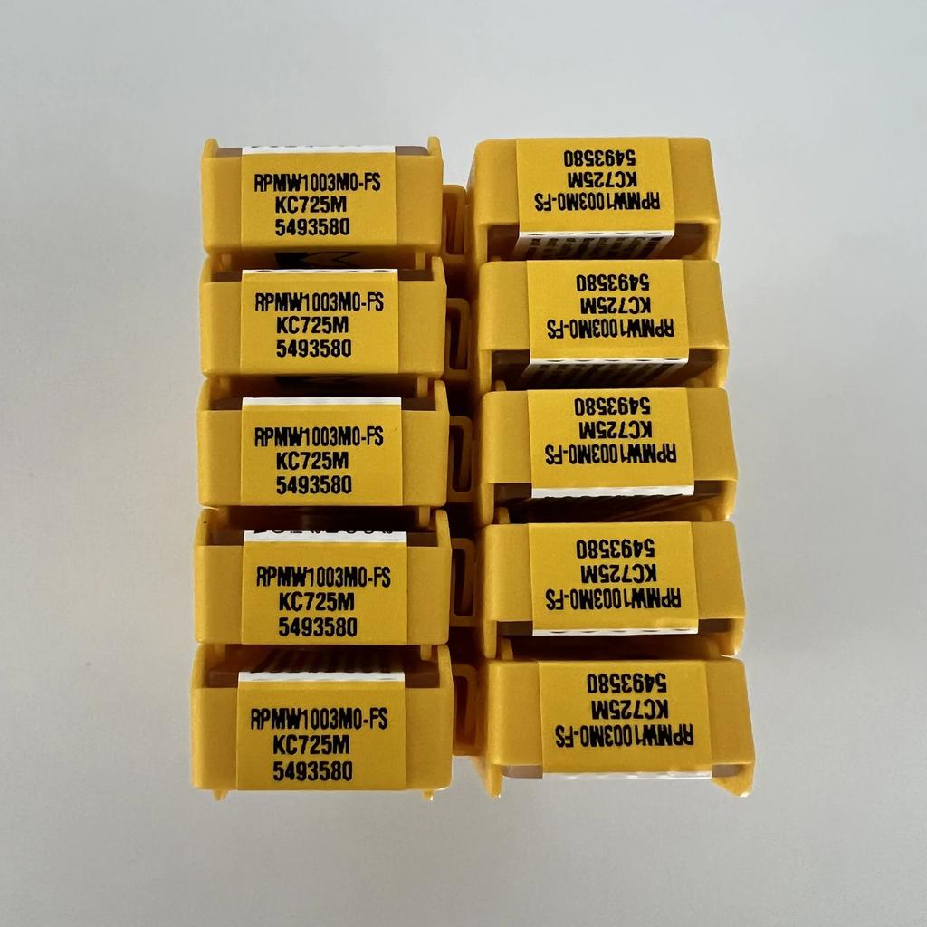 Original / RPMW1003M0-FS KC725M  /  Industrial Indexable Carbide Inserts 10 Pcs