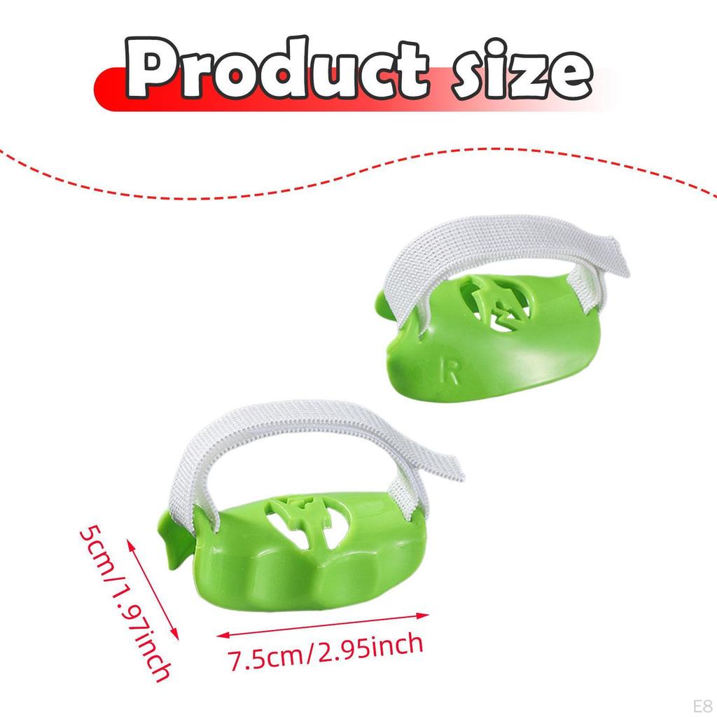 2 Bucăți Antrenoare de Degete pentru Pian Exerciții Mâner Confortabil Instrument Corector de Mână pentru Începători