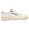 Reebok Club C 85 Vintage Chalk White Black Unisex Sneakers Core-Black Paperwhite 100033000