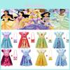 Exquisite Handmade Disney Princess Dress With Bag For Cosplay And Halloween Party