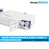 HandyStitch Mini Hand Reise Nähmaschine Handnähmaschine elektrisch Set m. Garne