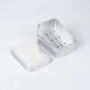 1Pcs Durable Round Soap Travel Case Aluminum Portable Soap Tray Soap Storage Box Home Bathrooms Traveling Use