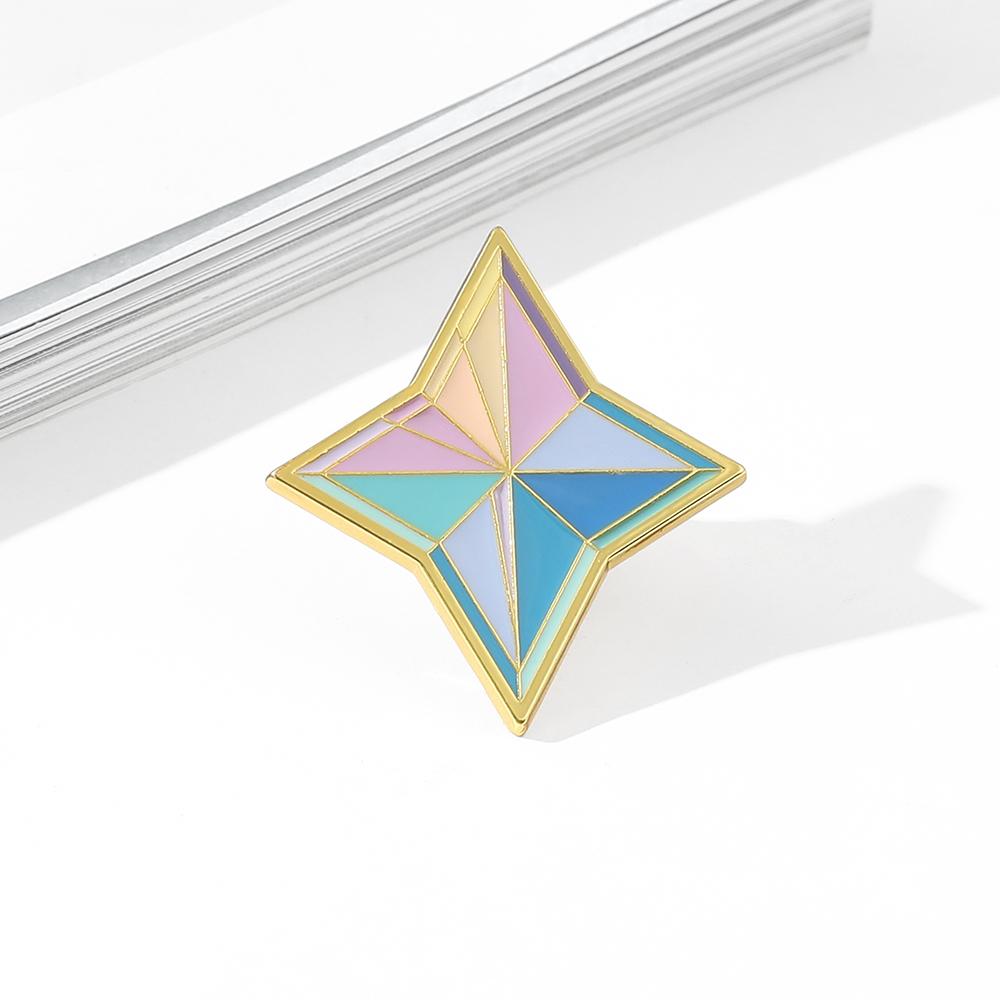 Game Genshin Impact Brooch Cosplay Anime Props Primogems Badge Metal Brooch for Kids Clothing Hat Lapel Pin Accessories Gifts