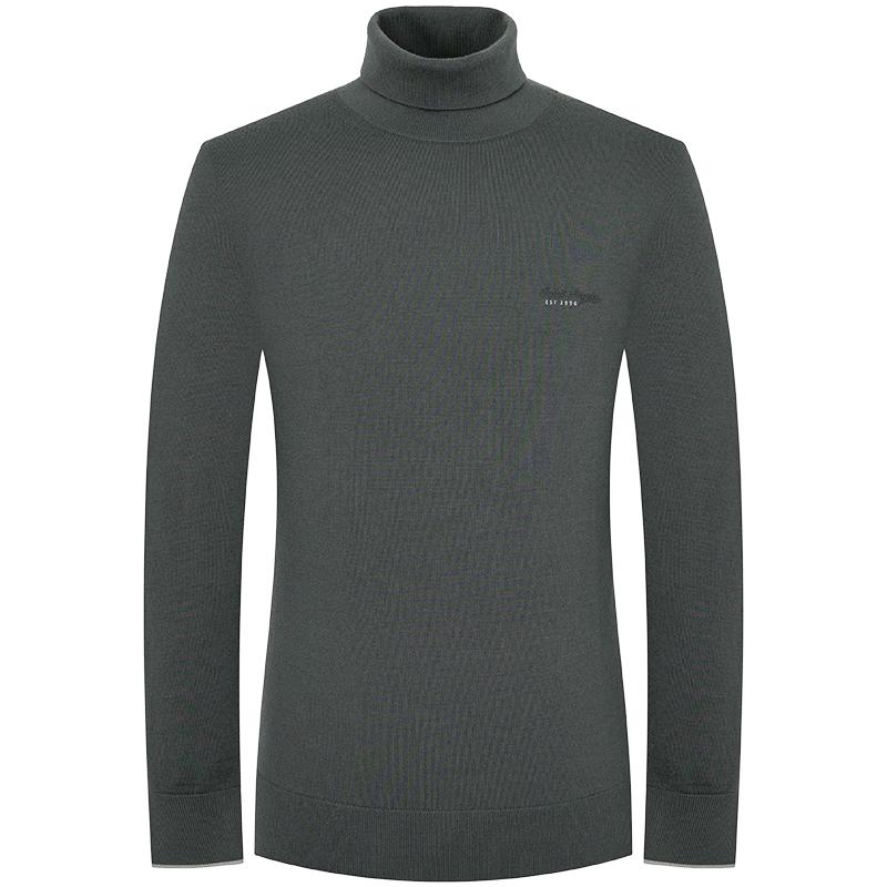 Baoxiniao Men s High-Neck Pure Wool Thin Knit Sweater L-48
