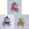 Plush Soccer Bear Keychain With Pp Cotton Filling For Kids And Teens