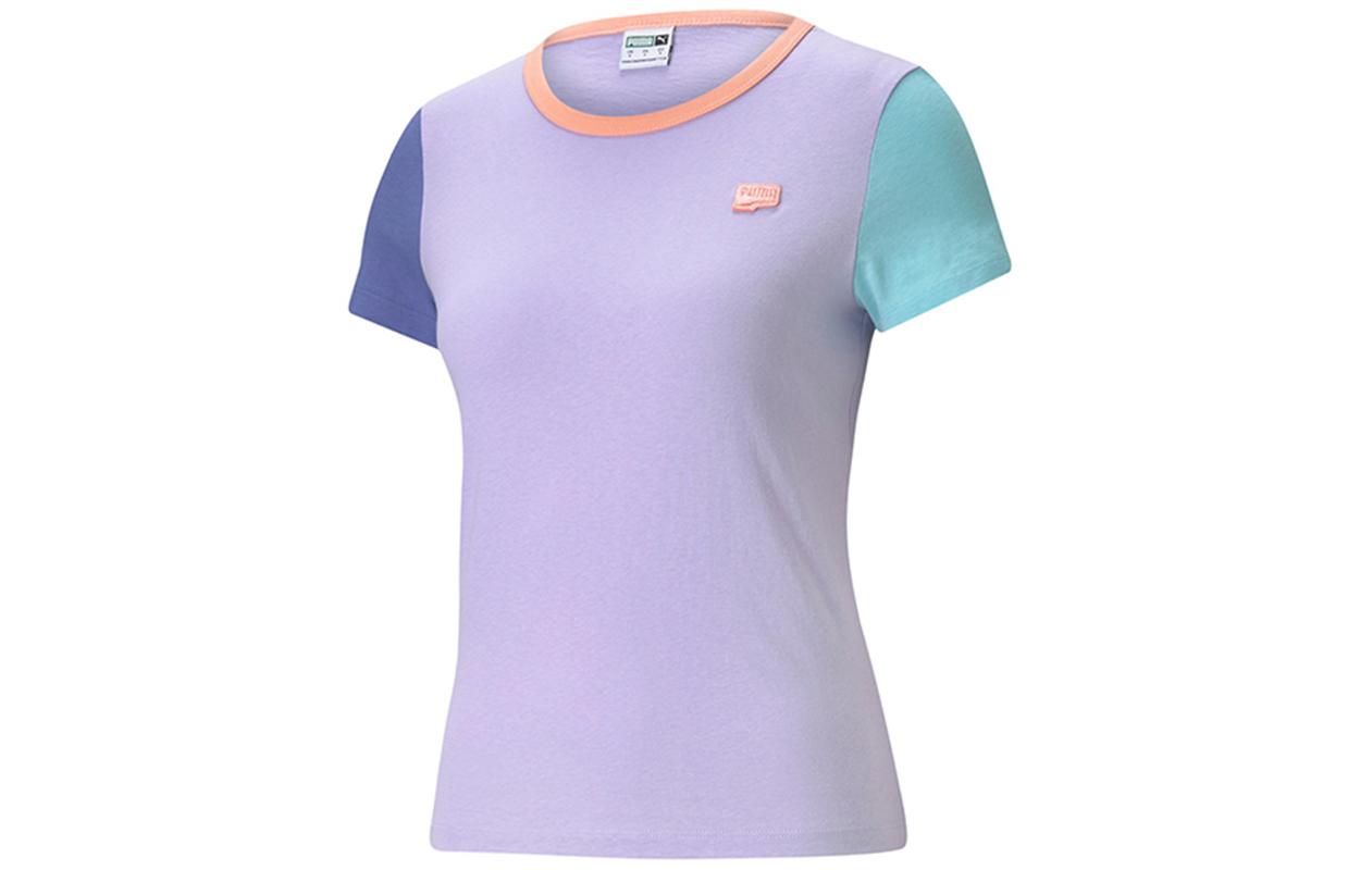 PUMA T Shirt Women s Light Purple 531441-16 M