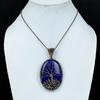 Lapis Lazuli Pendant Handmade Gemstone Jewelry, 999 Copper Wire Wrap Tree Of Life Pendant ,Unique Design Jewelry Pendant