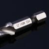 Hex Handle Tap Drill Bits M8 HSS 1/4" Hex Shank Drill & Tap Taper Drill Bits Power Tool Part
