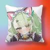 Pretty Kawiai Hot Girl Cute ZZZ Sunna Aria AOD Doublesided printed pillow cover Solid color minimalist pillowcase