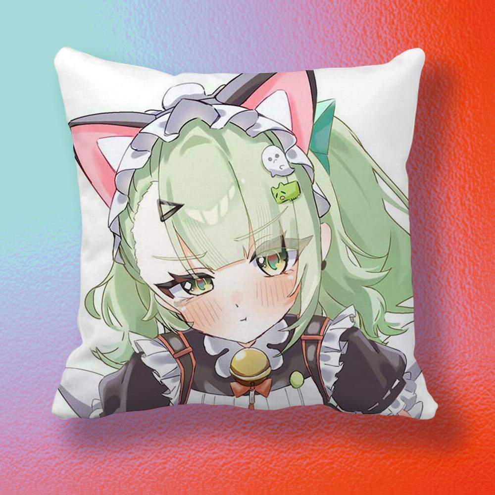 Pretty Kawiai Hot Girl Cute ZZZ Sunna Aria AOD Doublesided printed pillow cover Solid color minimalist pillowcase
