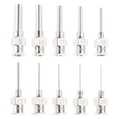 Stainless Steel Glues Nozzle For Automated Equipment Industrial 8G-30G Fluids Dispensing Machine Needle