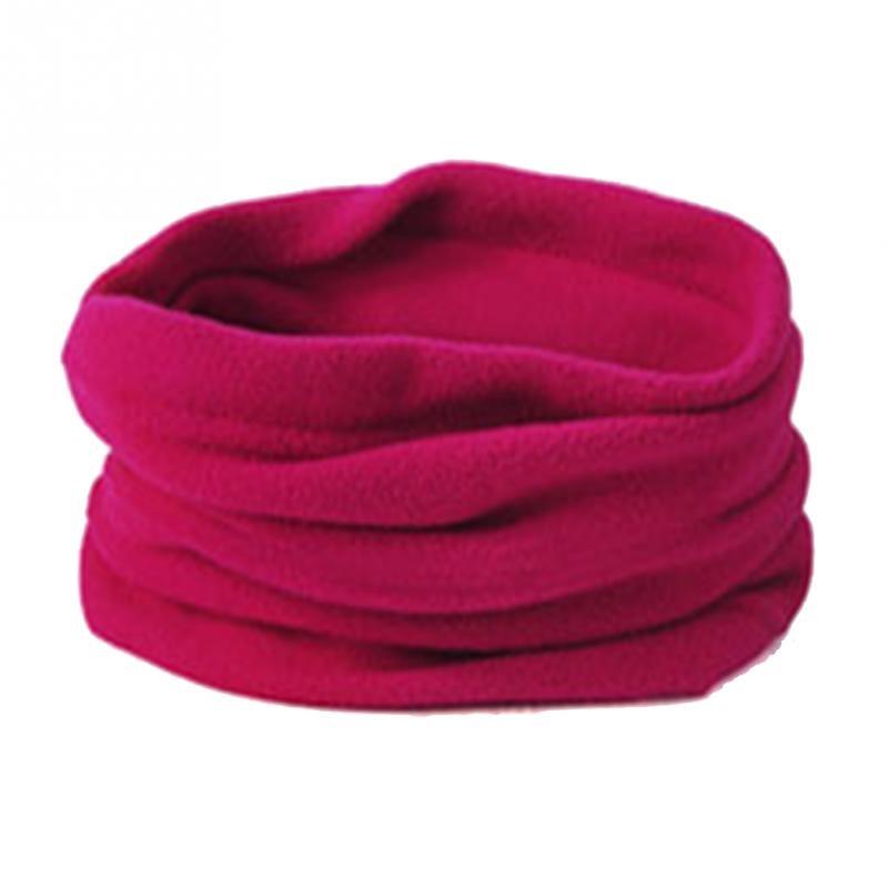 Winter Warm Sports Thermal polar fleece fabric Scarfs Snood Neck Warmer Face Mask Beanie Hats Caps