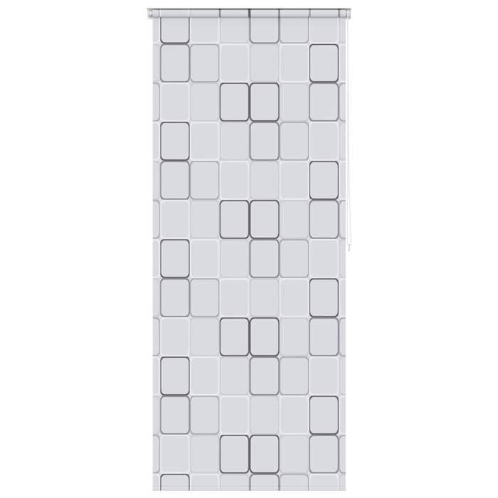 VidaXL Store Roulant de Douche 120x240 cm Carré Rideaux Douche Salle de Bain 142849