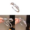 Wolf 18k Gold Plated Zircon Ring Bracelet For Fashion Women