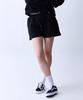 Crush Style Slim Striped Sweat Shorts Black