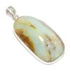 Chrysoprase Gemstone Handmade 925 Steling Silver Jewelry Pendant 2.21" SU-9643