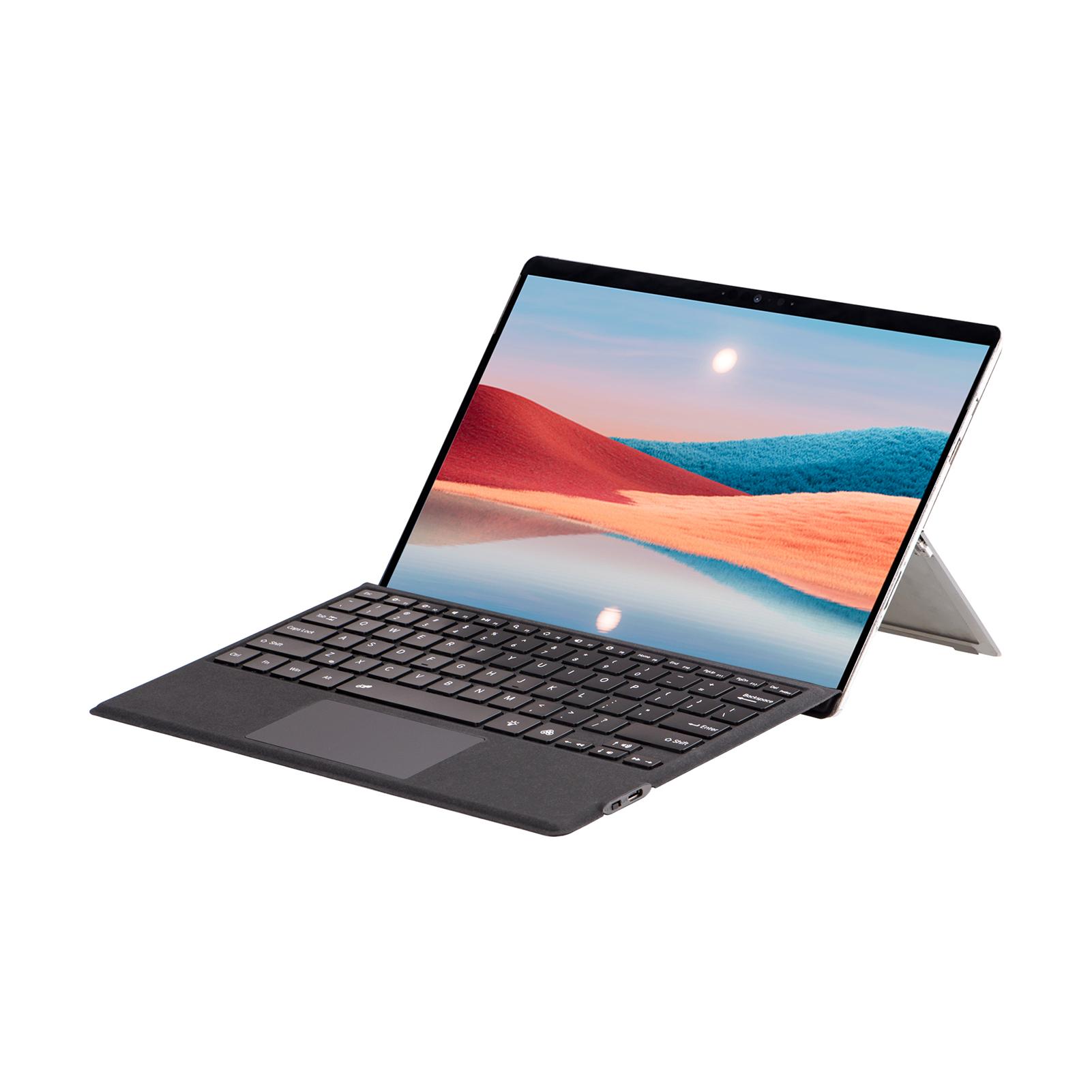 

Клавиатура Microsoft Surface Keyboard Pro 34567 BT 5.1 с цветной подсветкой, тонкая, с радиусом действия 10 м серый