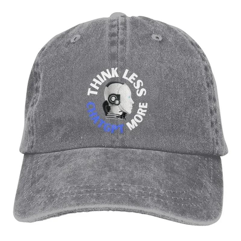 ChatGPT Peaked Unisex Women's Cowboy Cap AI Friend Baseball Caps Personalized Visor Protect Hats