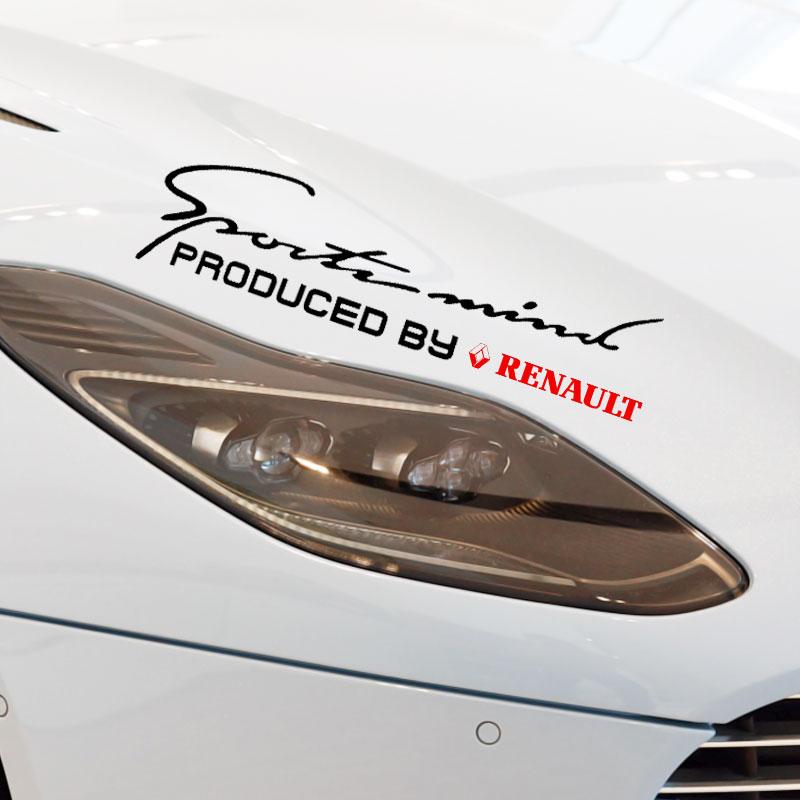 1Pcs Car Light Eyebrow Sticker Personalized Headlight Decal For Renault Dacia Megane 2 3 Duster Logan Clio 4 Scenic 2 Captur Accessories