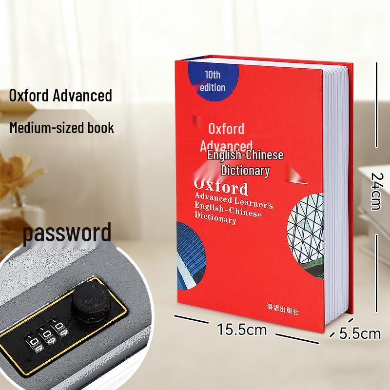 Creative Simulated Book Hidden Cash Savings Jar for Home or Study Room