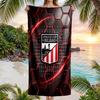 Athletic Bilbao Fußball Strandtuch Weiches Mikrofaser Sommerhandtuch Schnelltrocknend Saugfähiges Handtuch für Strand Schwimmbad Reisen